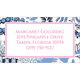 Blue Chinoiserie Luggage Tags Image 2 of 3